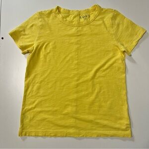 LOFT Kids Sunny Yellow Short Sleeve Tee